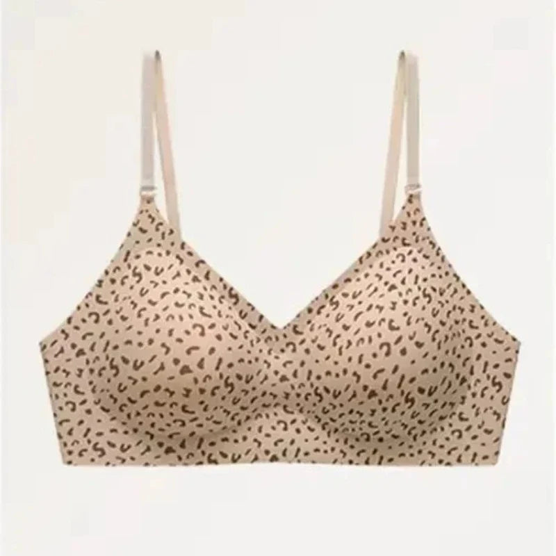 Reggiseno Senza Cuciture Push Up Senza Ferretto Donna Valorizza Schiena Bretelle Sottili Traspirante Aderente Snellente