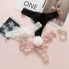 Removable Ball Bunny Girl Sexy Thong