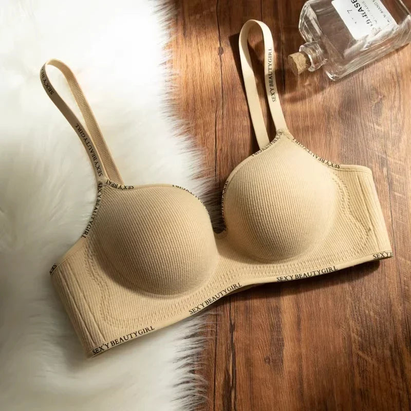 Seamless Wirefree Push Up Bra