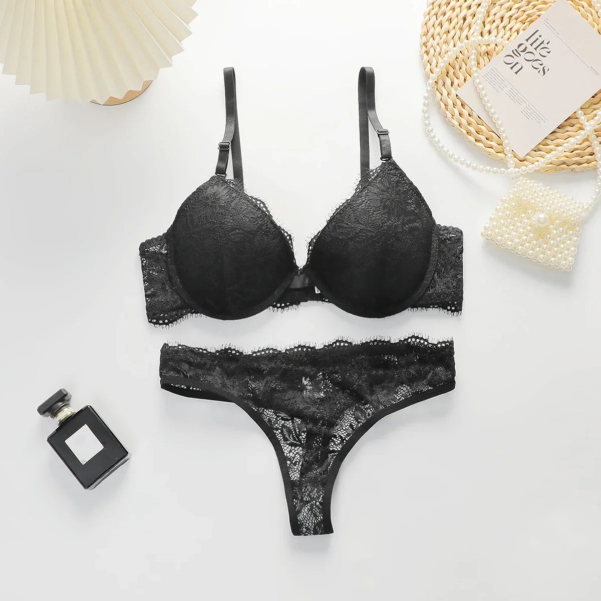 Sexy Black Lace Bra