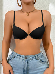 Solid Women's Padded Push up Bra