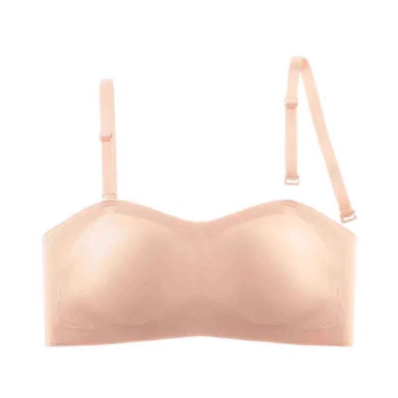 Sujetador Invisible Sin Tirantes Mujer Push Up Sin Costuras Liso Sin Coser Confortable Soporte Ropa Interior Atractiva