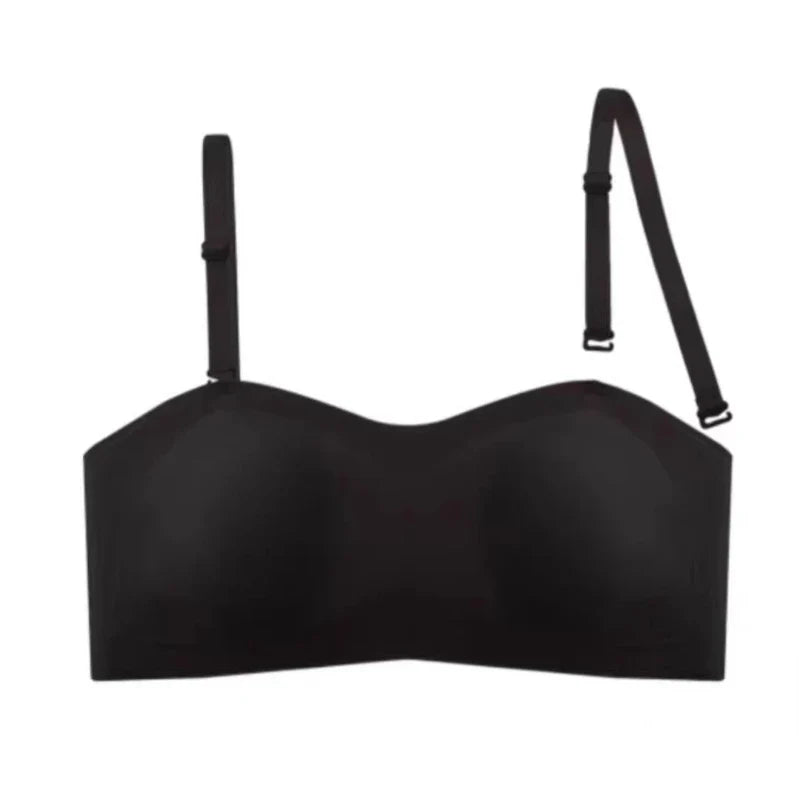 Sujetador Invisible Sin Tirantes Mujer Push Up Sin Costuras Liso Sin Coser Confortable Soporte Ropa Interior Atractiva