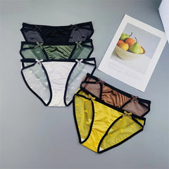 Transparent Buttocks Lace Sexy Satin Underwear