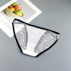 Transparent Buttocks Lace Sexy Satin Underwear
