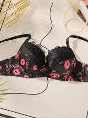 Viomisha Printed Patchwork Lace Sexy lingerie