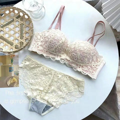 Women Comfortable Wirefree Push Up lingerie