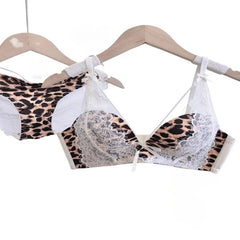 Women French Style Leopard Print lingerie