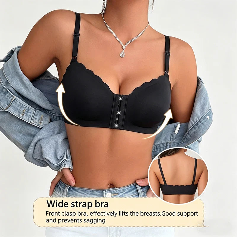 Women Front Closure Wireless Bras