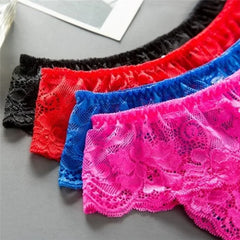 Women Plus Size Open Crotchless Sexy Panties