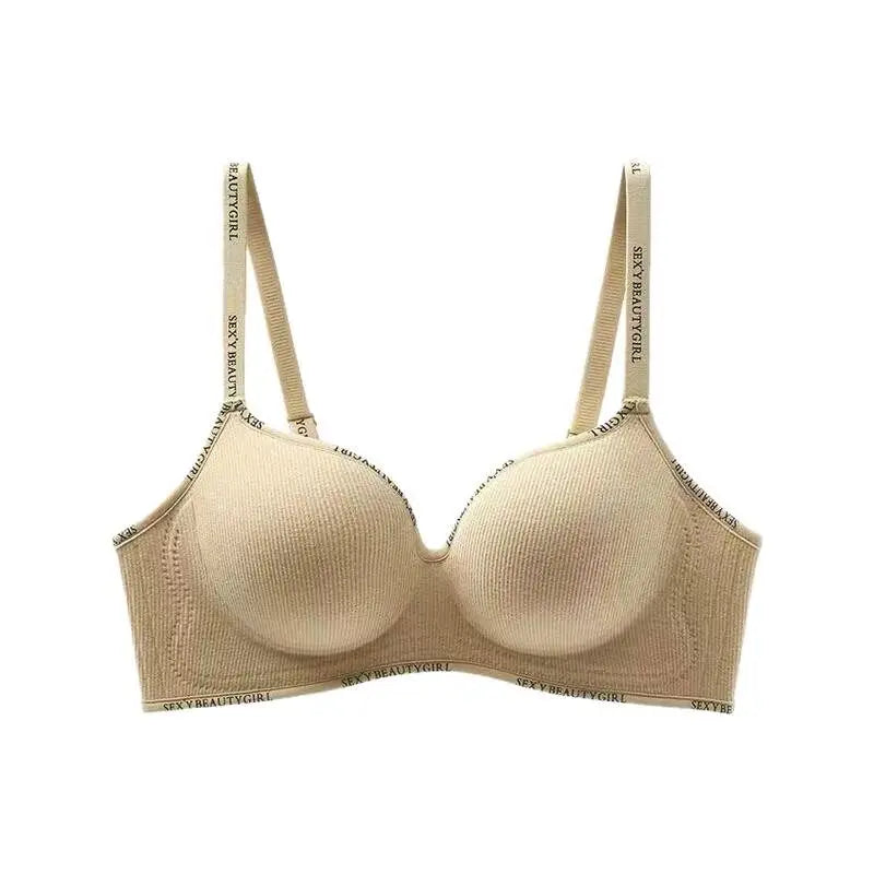 Women Seamless Wirefree Push Up Bra