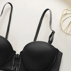 Women's Black Front Closure Underwire Bra