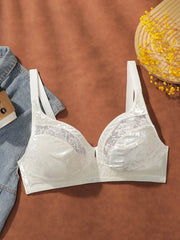 Women's Sexy Embroidered Lace plus Size Bra