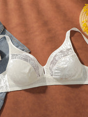 Women's Sexy Embroidered Lace plus Size Bra