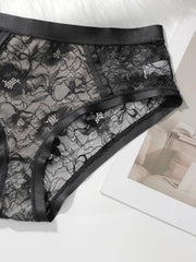 Women's Sexy Lace Hollow Triangle Panties