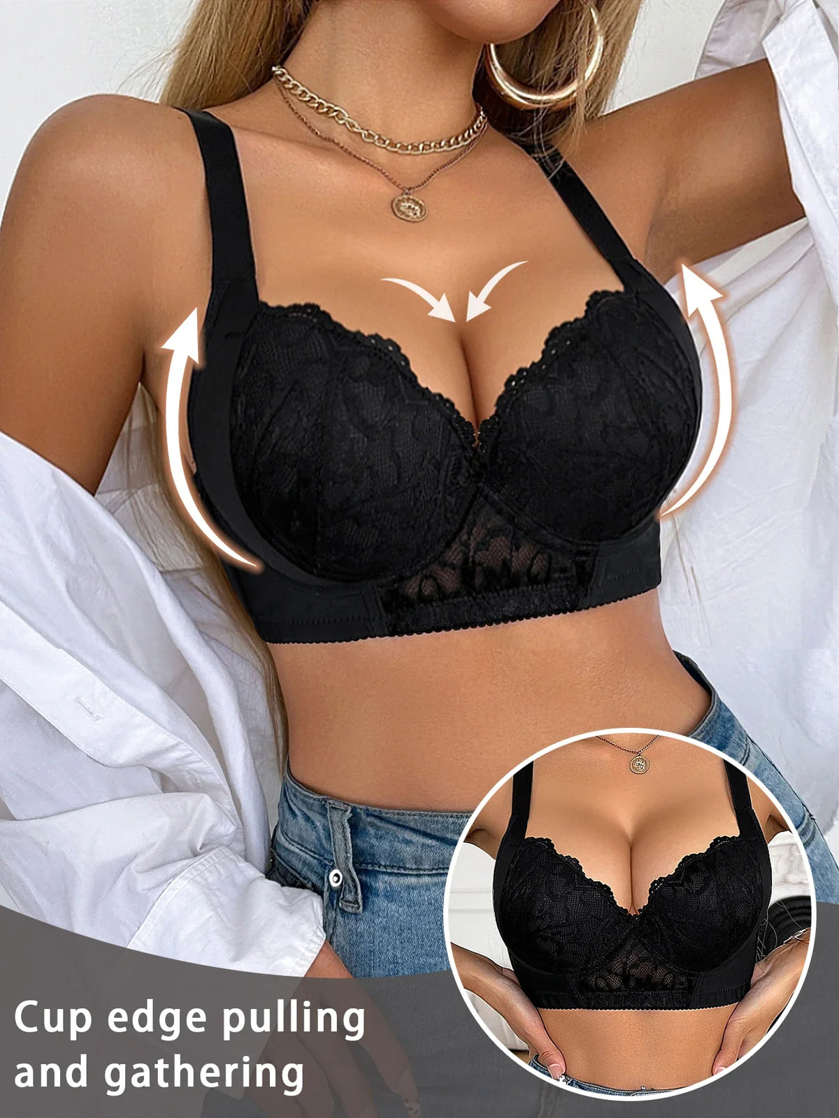 Women's Support Lace Bra