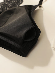 Women's front buckle triangular cup detachable cup Bra
