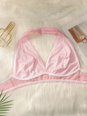 Women's neck hanging sexy embroidered lace plus size Underwear