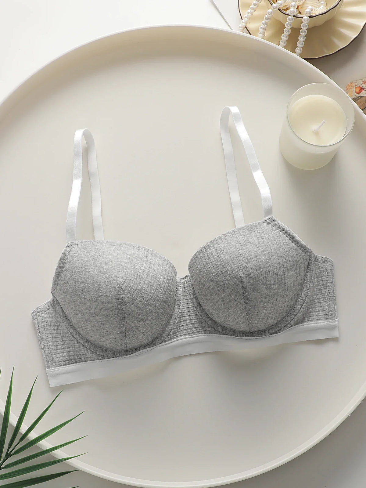 Women's sexy color blocked Bra