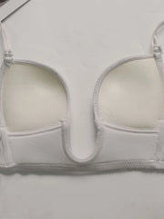 Women's sexy deep U-shaped Bra