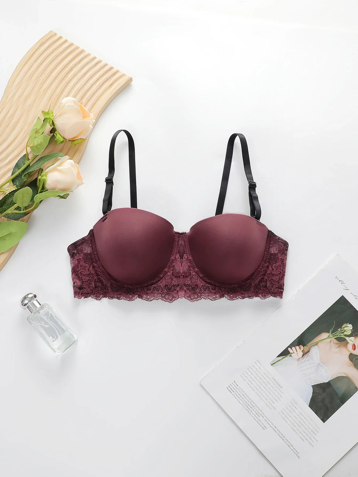Women's sexy embroidered lace Bra