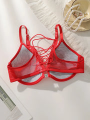 Women's sexy front buckle back strap design Bra