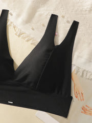 Women's sexy ice silk plus size Bra