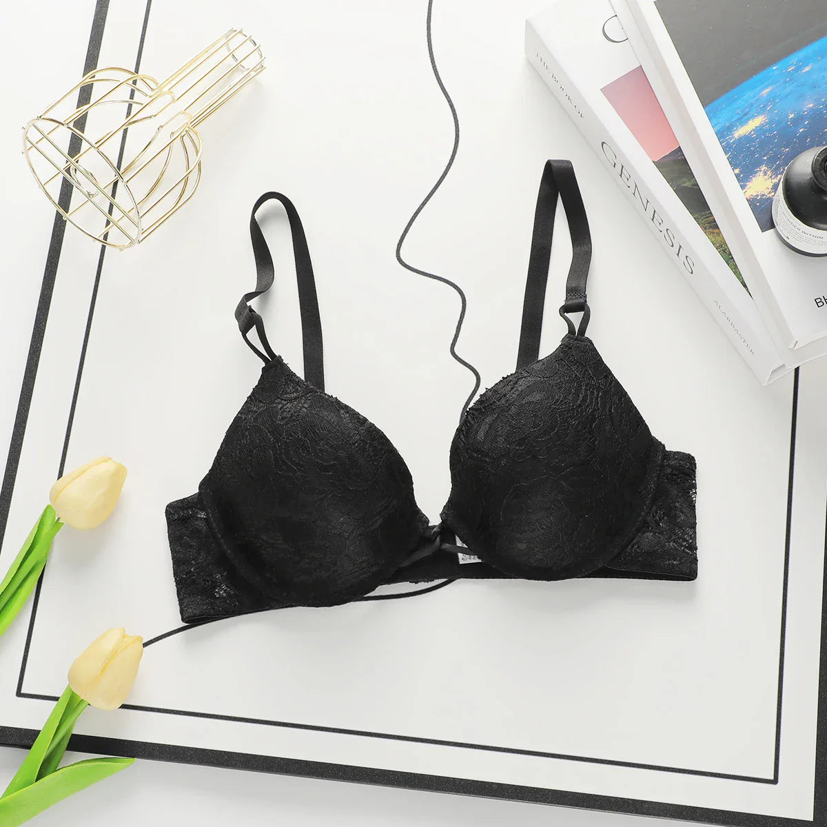 Womens Lace Push Up Bra