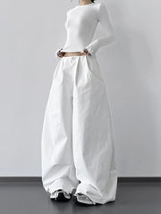 High Waist Wide Leg Pants